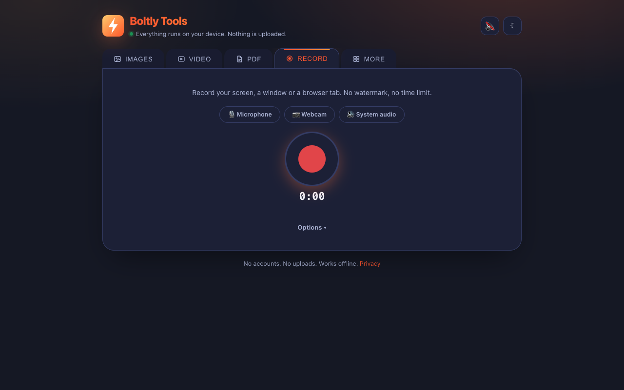 Screen recorder